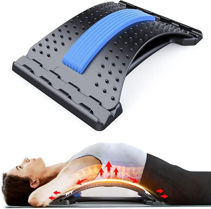 Top-Quality MINOLL Back Stretcher for Lower Back Pain Relief Back Cracking Device Superior