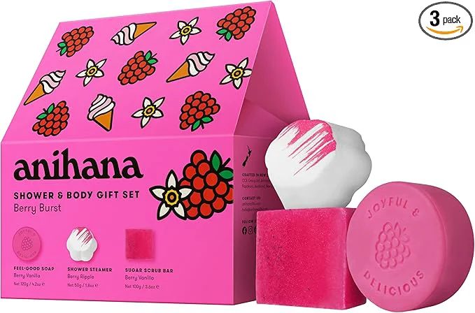 Refined ANIHANA Berry Burst Shower Body Gift Set Superior