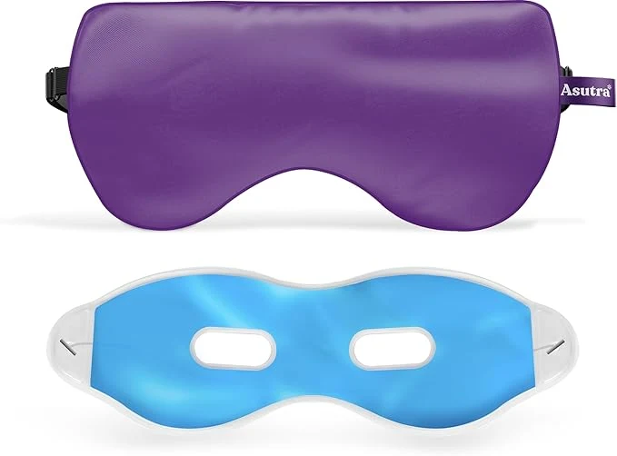 Long-Lasting ASUTRA Silk Eye Pillow for Sleep Weighted Eye Mask Meditation Light Reliable