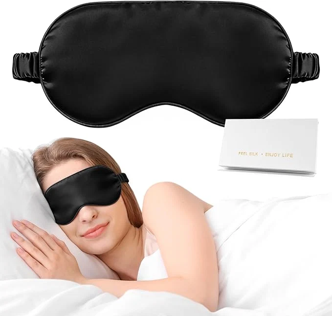 Smooth Silk Sleep Mask Eye Mask for Sleep Women Men Mulberry Sleeping Mask Carefully Designed