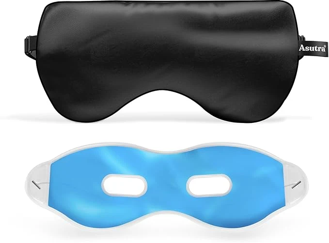 Top-Quality ASUTRA Silk Eye Pillow for Sleep Weighted Eye Mask Meditation Light Original Design