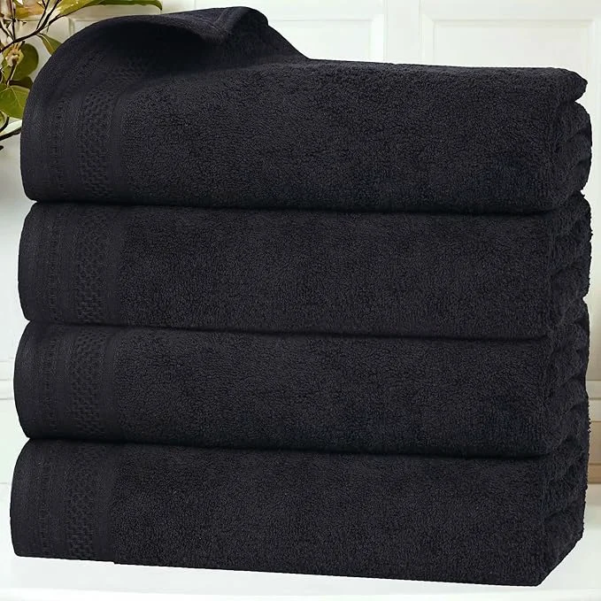 Elegant Superior Honeycomb Cotton Medium Weight Towels Certified