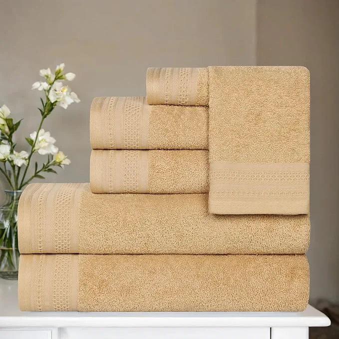 Soft Superior Honeycomb Cotton Medium Weight Towels User-Friendly