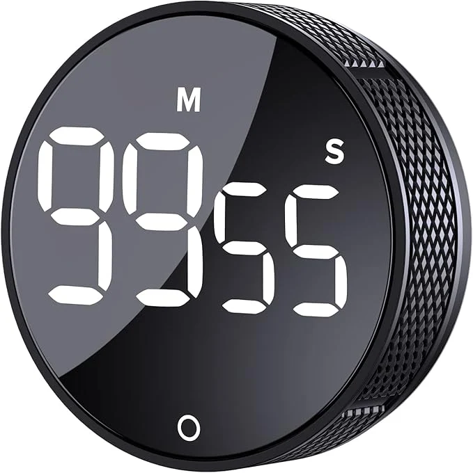 Natural AVINIA Digital Kitchen Timers Visual timers Large LED Display Magnetic Responsible
