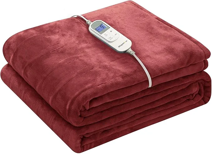 Refined Wapaneus Foot Pocket Heated Blanket Electric Throw Consistent