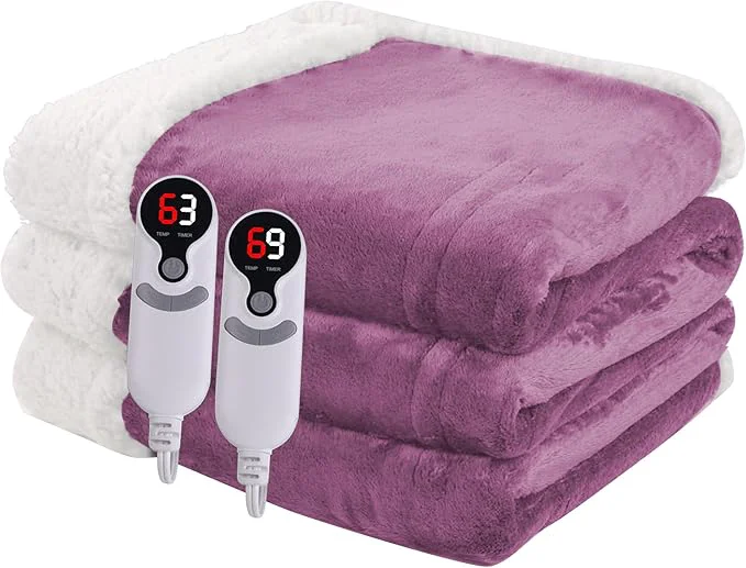 First-Class Heated Blanket Electric Blanket Queen Size 84”x90” World-Class