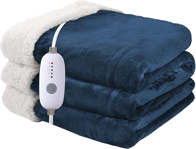 Effective Heated Blanket Electric Throw Size 50”x60” First-Class