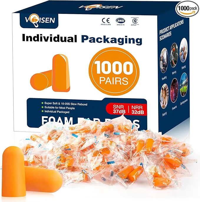 Proven VOISEN Ear Plug 1000 Pairs Ear Plugs Original Design