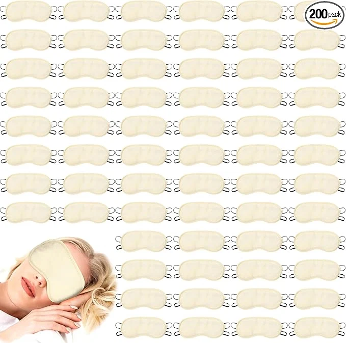 Expertly Made Tarpop 200 Pcs Eye Mask Sleeping Blindfold Eye Cover Recyclable