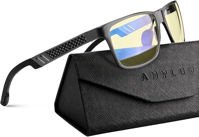 Convenient ANYLUV Blue Light Blocking Glasses Men Computer Gaming Glasses Lightweight Certified