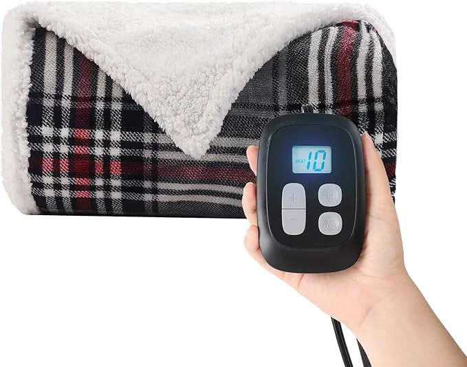 Stylish Heated Blanket Electric Blanket Full Size 72”x84” High-Quality