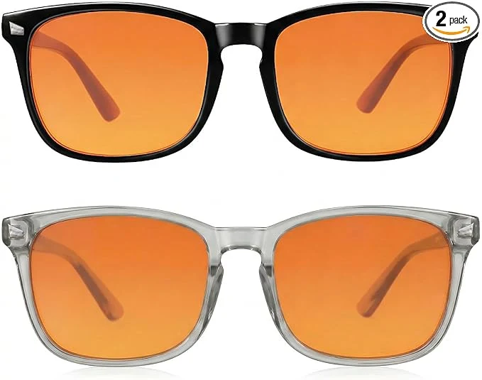 Excellent 2 Packs Professional Sleep Glasses Original