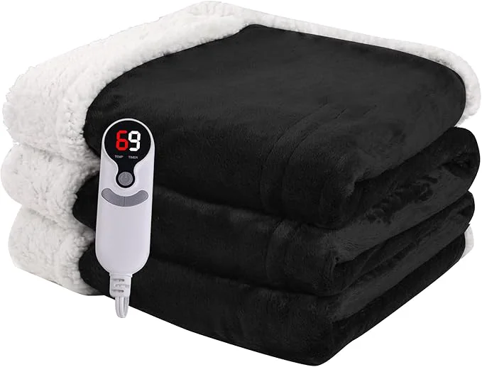 Smart Heated Blanket Electric Blanket Full Size 72”x84” Professional