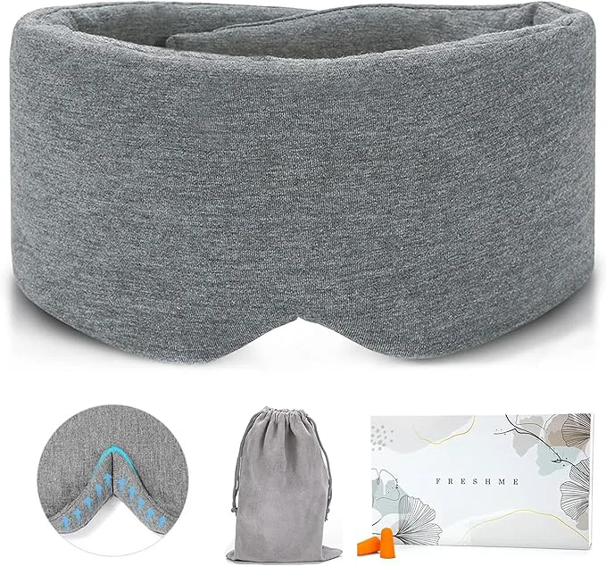 Reusable FRESHME Deluxe Cotton Sleep Mask Gift Set Original Design