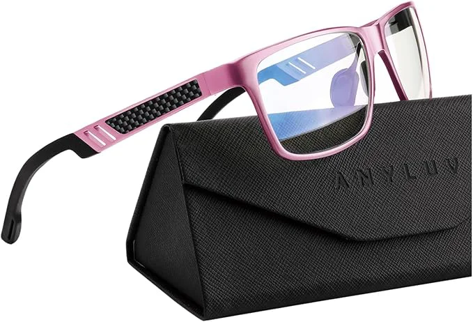 Expertly Made ANYLUV Blue Light Blocking Glasses Men Computer Gaming Glasses Lightweight Exceptional