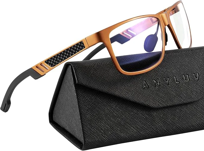 Classic ANYLUV Blue Light Blocking Glasses Men Computer Gaming Glasses Lightweight Reliable