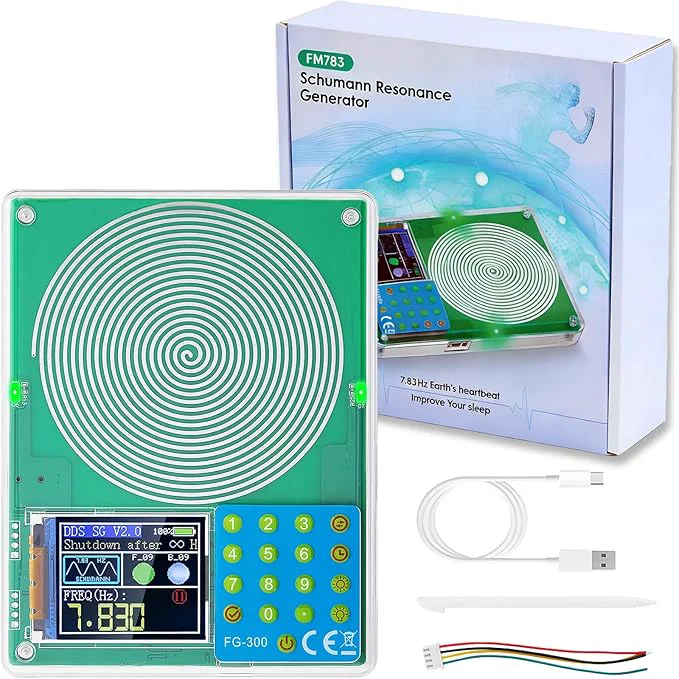 Elegant Schumann Resonance Generator 7.83Hz Adjustable Frequency Healing Device Convenient