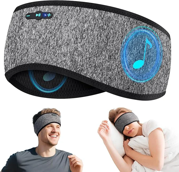 Modern Sleep Headphones Bluetooth 6.0 Headband 20H Playtime Headband Headphones Functional