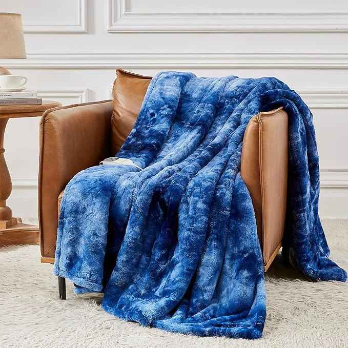 Traditional Homemate Electric Heated Blanket Full Size Relaxed