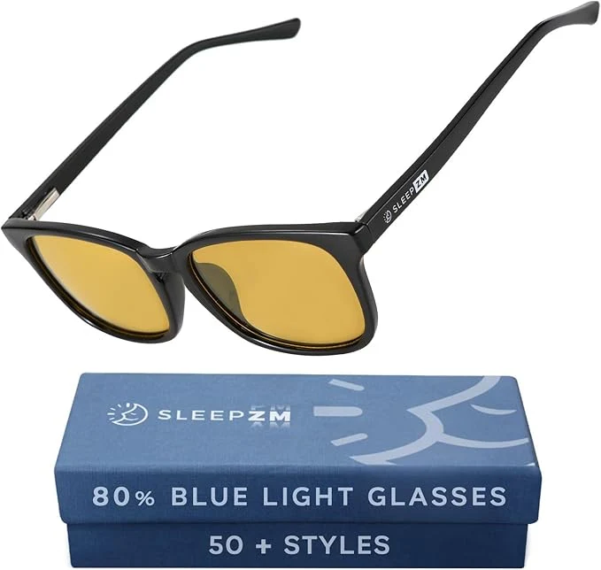 Easy-to-Use Sleep ZM Blue Light Blocking Light Sensitivity Glasses Organic