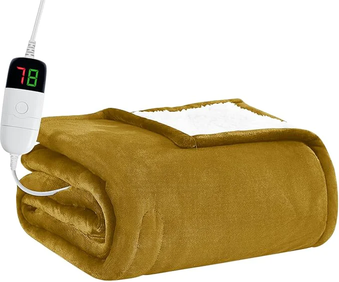 Reliable BOMOVA Heated Electric Throw Blanket Smooth