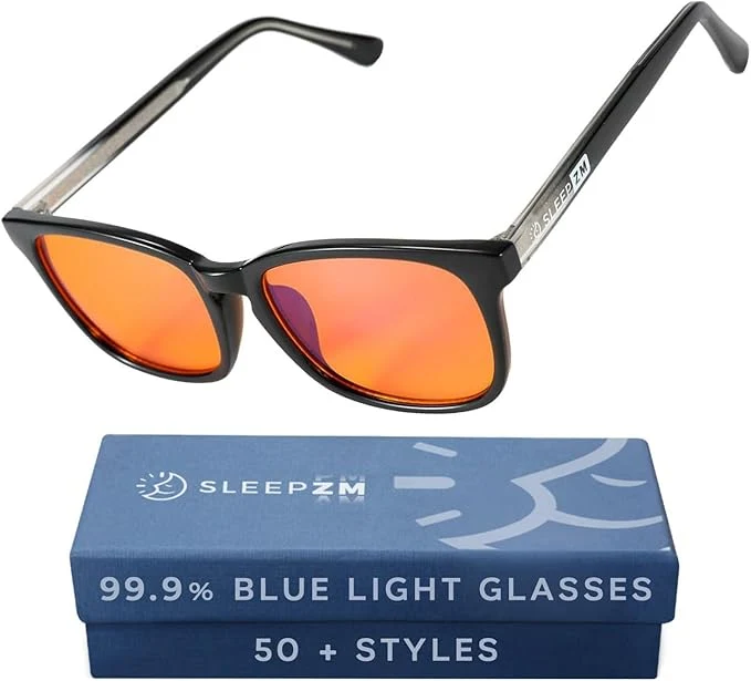 Natural Sleep ZM Blue Light Blocking Light Sensitivity Glasses Optimized