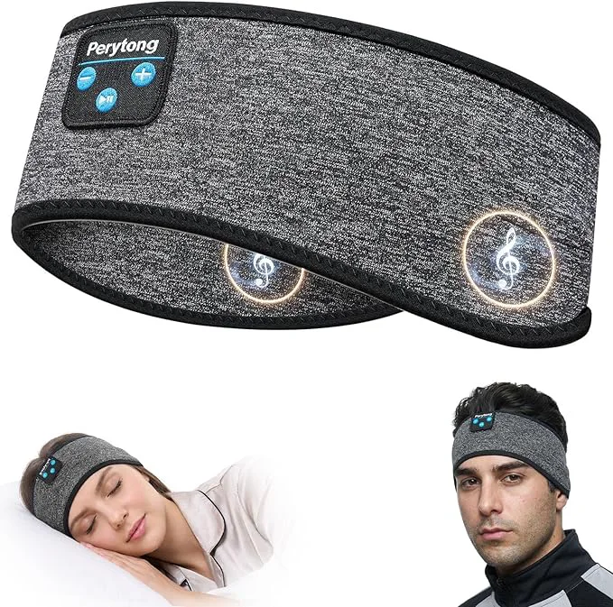 Environmentally Friendly Perytong Sleep Headphones Wireless Air Travel Meditation Excellent