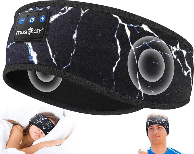 Prestigious MUSICOZY Sleep Headphones Bluetooth 5.4 Headband Wireless Earphones Music Safe