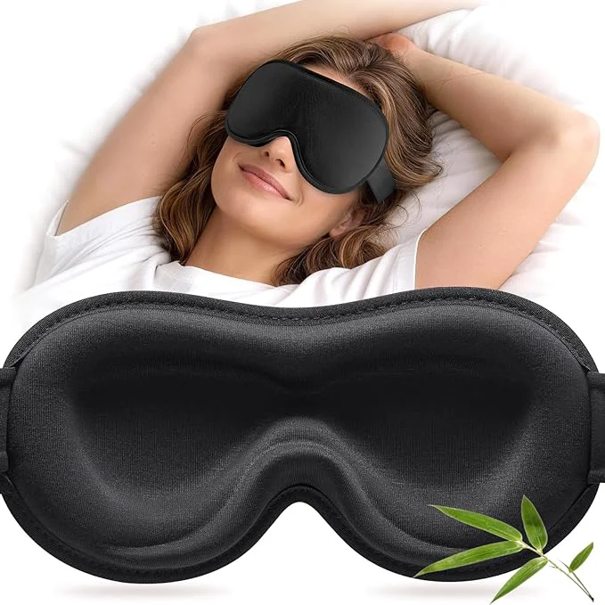 Pure YFONG Sleep Mask for Lash Extensions Bamboo Viscose Blackout Eye Mask Artisan