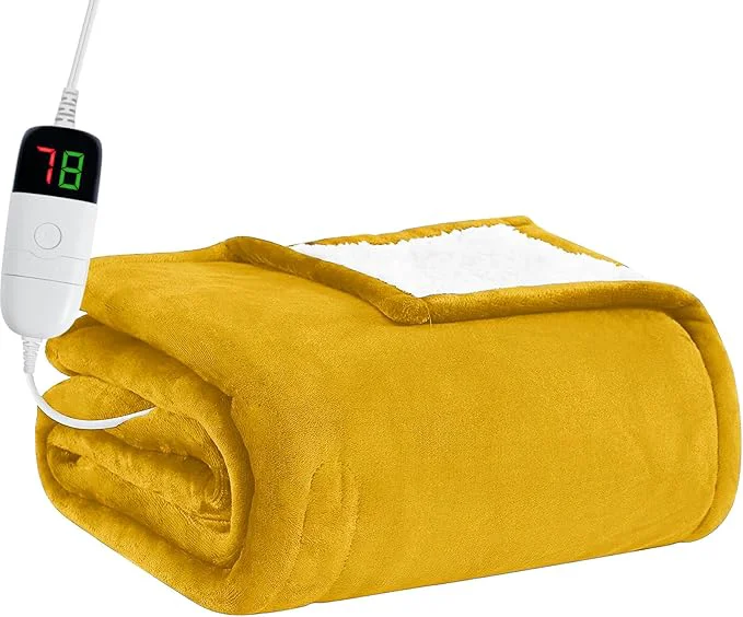 Carefully Designed BOMOVA Heated Electric Throw Blanket Original Design