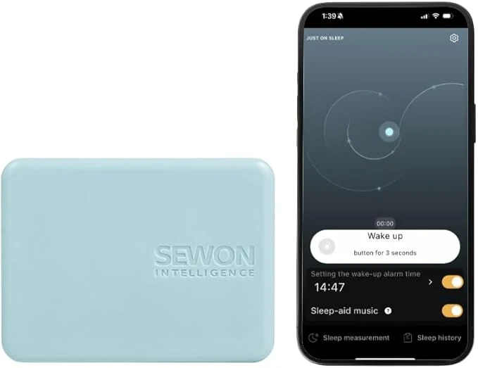 Proven JUST ON Smart Sleep Tracker – Non-Wearable Sleep Monitor Responsible