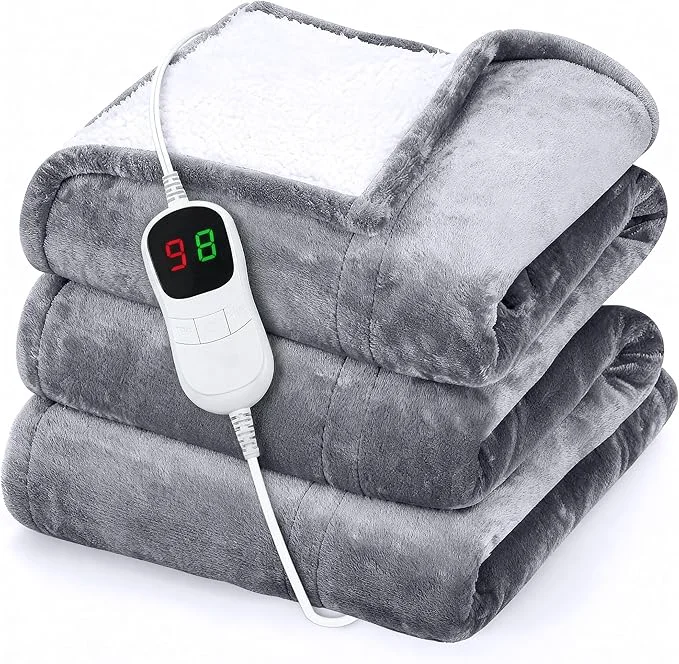 Unique GENIANI Heated Blanket Electric Throw 50 x60 – Safe Electric Heating Blanket Verified