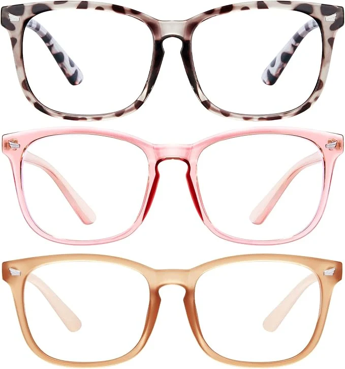 Enhanced hunsquer Blue Light Glasses for Woman Men Computer Blue Light Glasses Long-Lasting