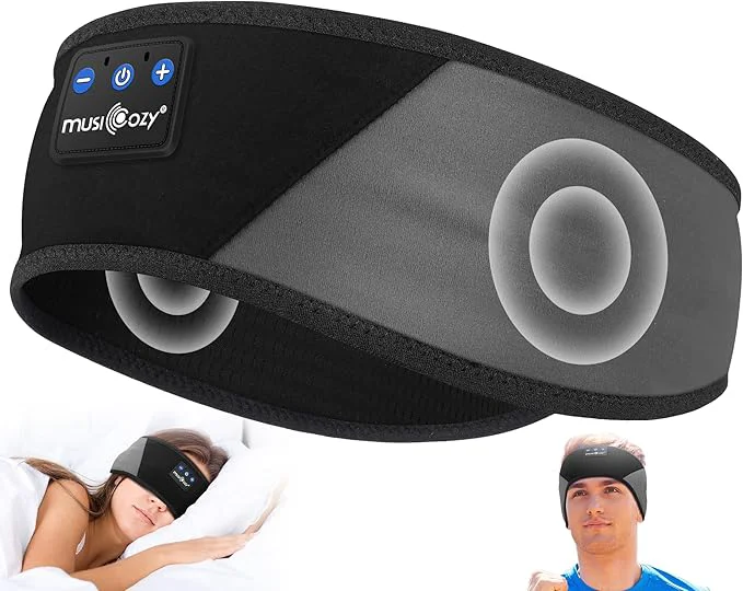 Healthy MUSICOZY Sleep Headphones Bluetooth 5.4 Headband Wireless Earphones Music Next-Generation