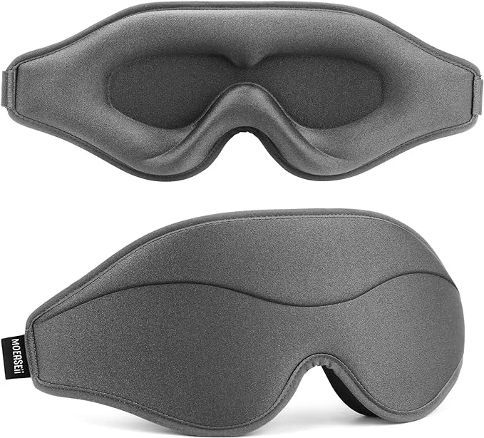 First-Class Sleep Mask – Total Blackout 3D Sleeping Mask Super Lightweight Silky Soft Exclusive