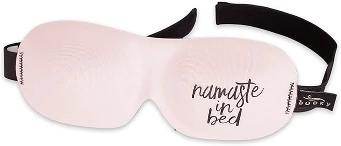 Soft Bucky Ultralight Collection Contoured Travel and Sleep Eye Mask Namaste In Bed Natural