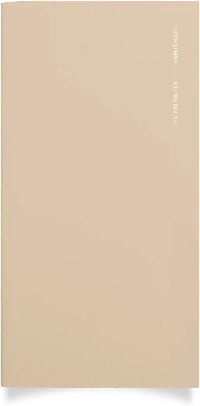 Contemporary Cloth Paper Travel Notebook Routine Builder Planner – Beignet A5 Slim High-Performance