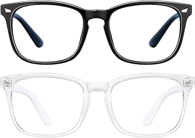 Casual hunsquer Blue Light Glasses for Woman Men Computer Blue Light Glasses Secure