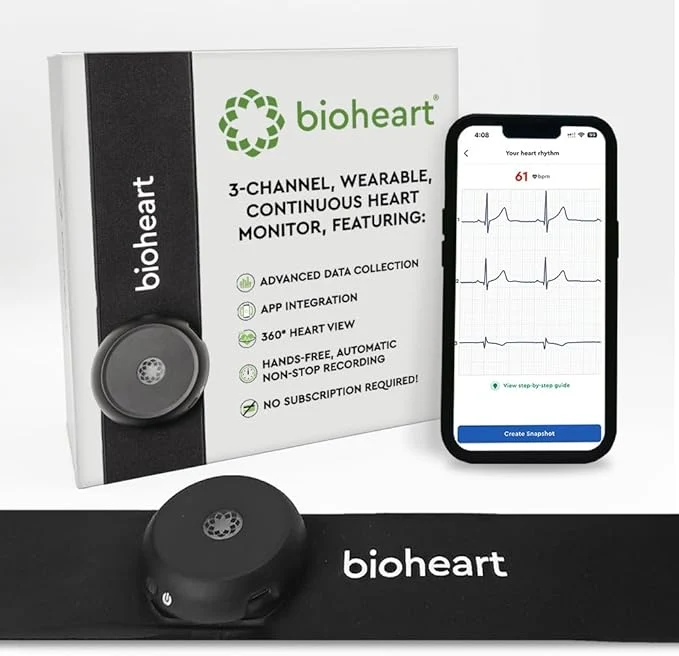 Breathable Bioheart 24 7 Continuous Heart Monitor No Prescription Needed Smart Prestigious
