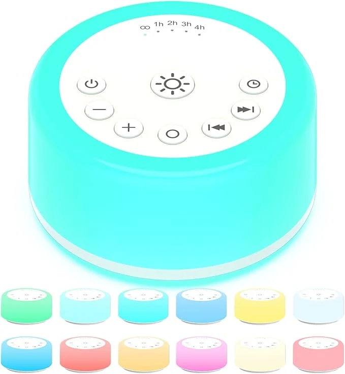 Environmentally Friendly Soother Sleep Sound Machine Night Light White Noise Machine Natural