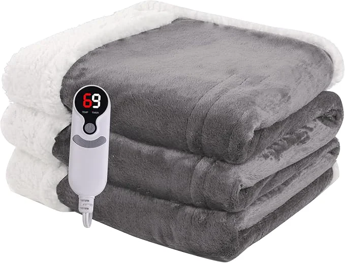Classic Heated Blanket Electric Blanket Full Size 72”x84” Luxury