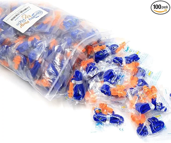 Proven Quality Reusable Earplugs 100 Pair Genuine