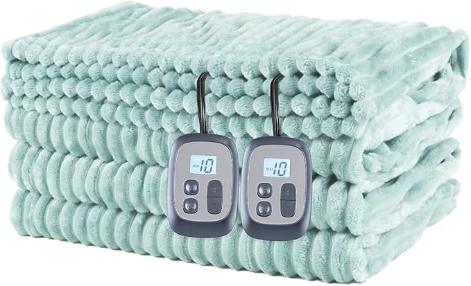 Flexible Heated Blanket Electric Blanket Queen Size 84”x90” Top-Quality