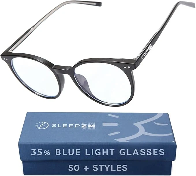 Natural Sleep ZM Blue Light Blocking Light Sensitivity Glasses Safe