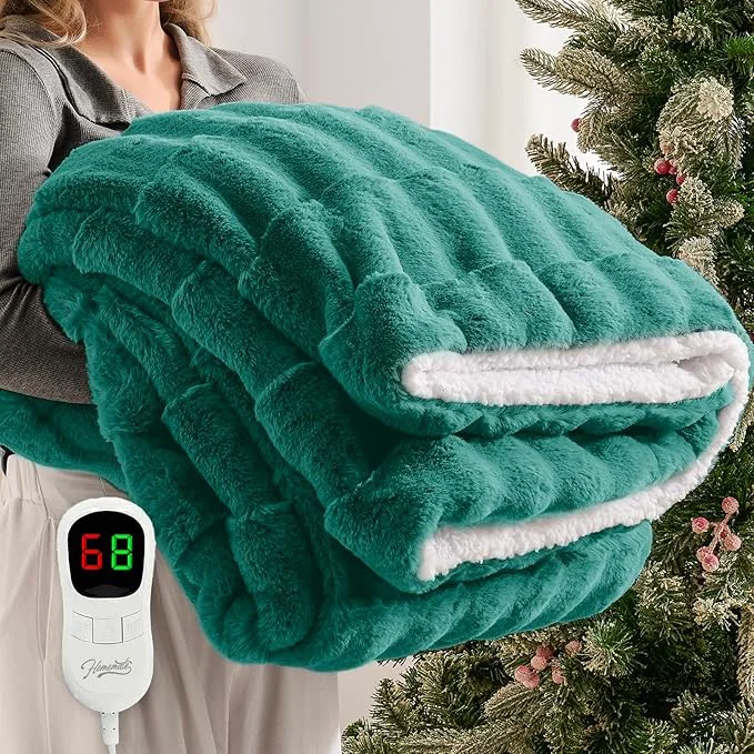 Responsible Homemate Electric Heated Throw Blanket Fast