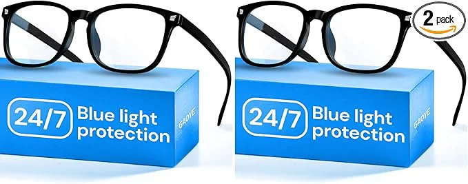 Green Gaoye Black Blue Light Glasses for Computer Gaming Eco-Friendly