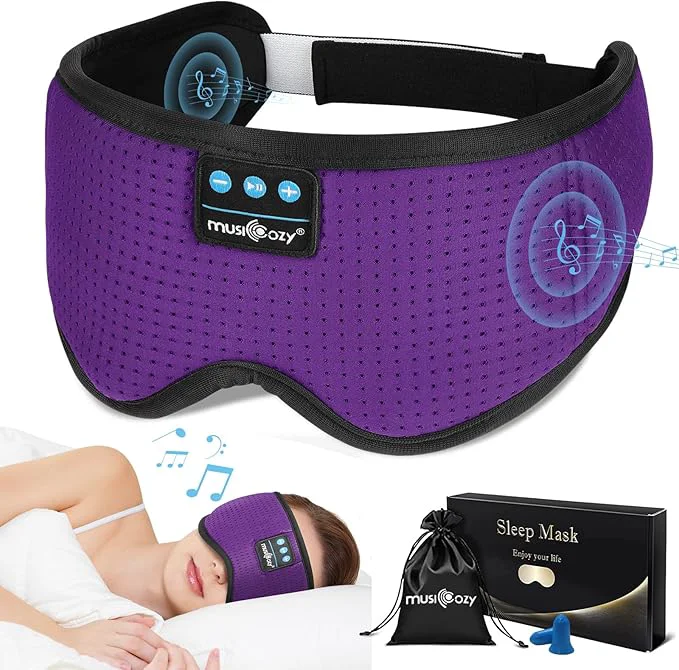 User-Friendly MUSICOZY Sleep Headphones Wireless Music Earbuds Earphones Refined