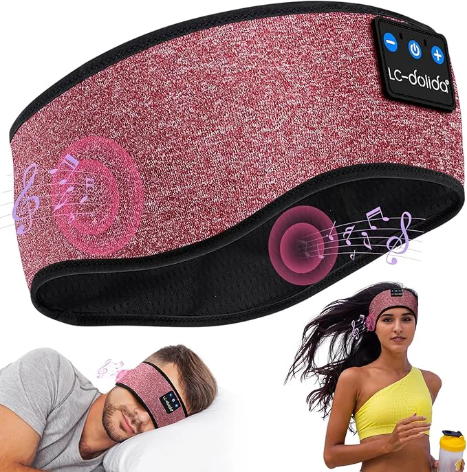 Safe LC-dolida Sleep Headphones Bluetooth Headband Sleeping Wireless Headband Next-Generation