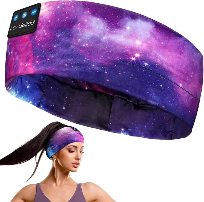 Clean LC-dolida Sleep Headphones Bluetooth Headband Sleeping Wireless Headband Contemporary