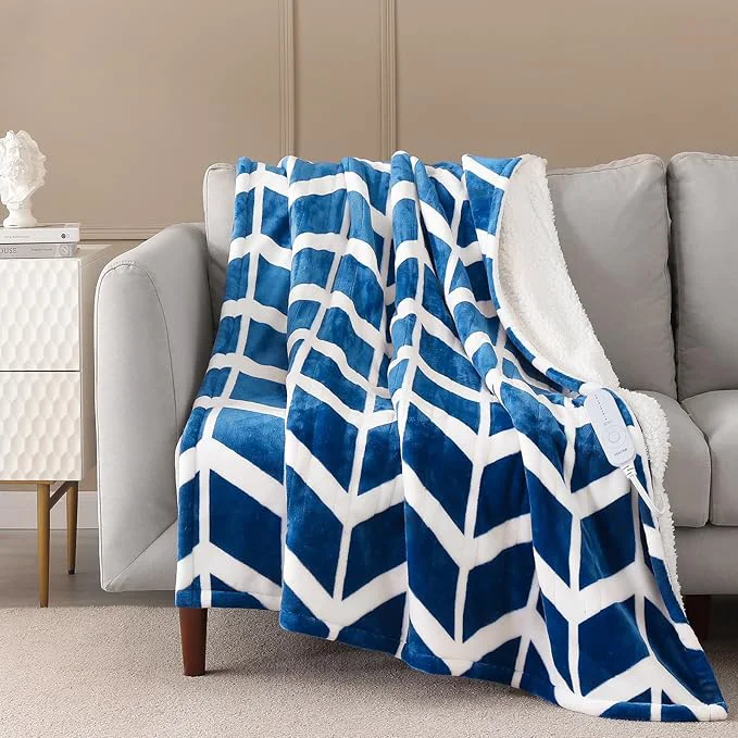 Consistent VENTIMI Electric Blanket Heated Throw Fast Heating Blankets Innovative